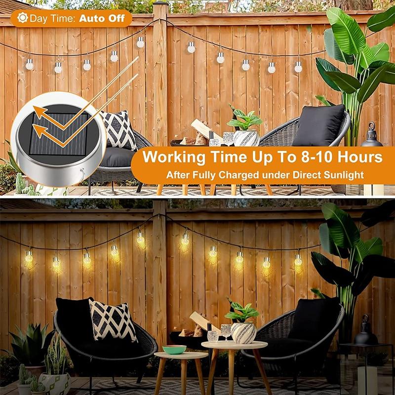 Solar Light Outdoor Ed Glass Ball Decoration Lantern Waterproof Lighting Garden Fence Tree Holiday At Affordable S Free Real Reviews With Photos Joom Solar Light Outdoor Ed Glass, Do Solar Lights Work Under Trees