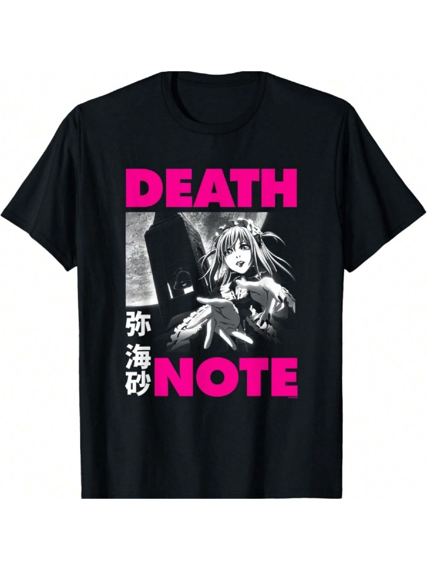 Misa With Bright Pink Logo Anime T-Shirt (2) S разноцветный