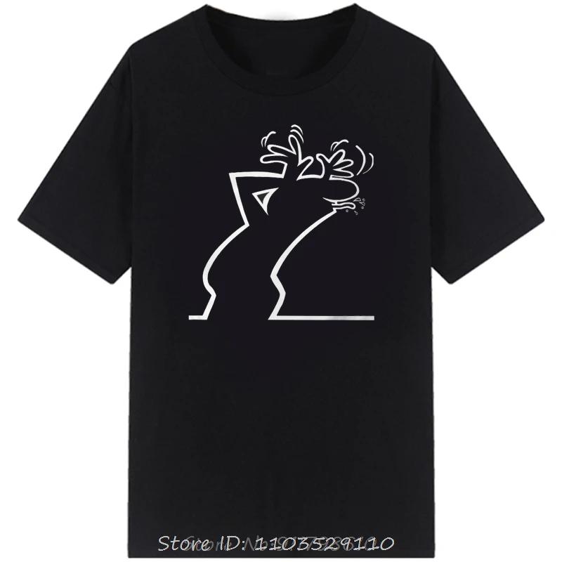 Happy Fashion T Shirts La Linea The Line Osvaldo Cavandoli TV Men Style Streetwear Tee O-Neck T-shirt Casual Tops Camisetas