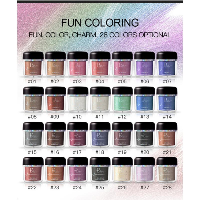 Makeup Diamond Bright Powder Eye Shadow Powder Pearl Light Matte Thin Flavored Eye Shadow Glitter Sequins