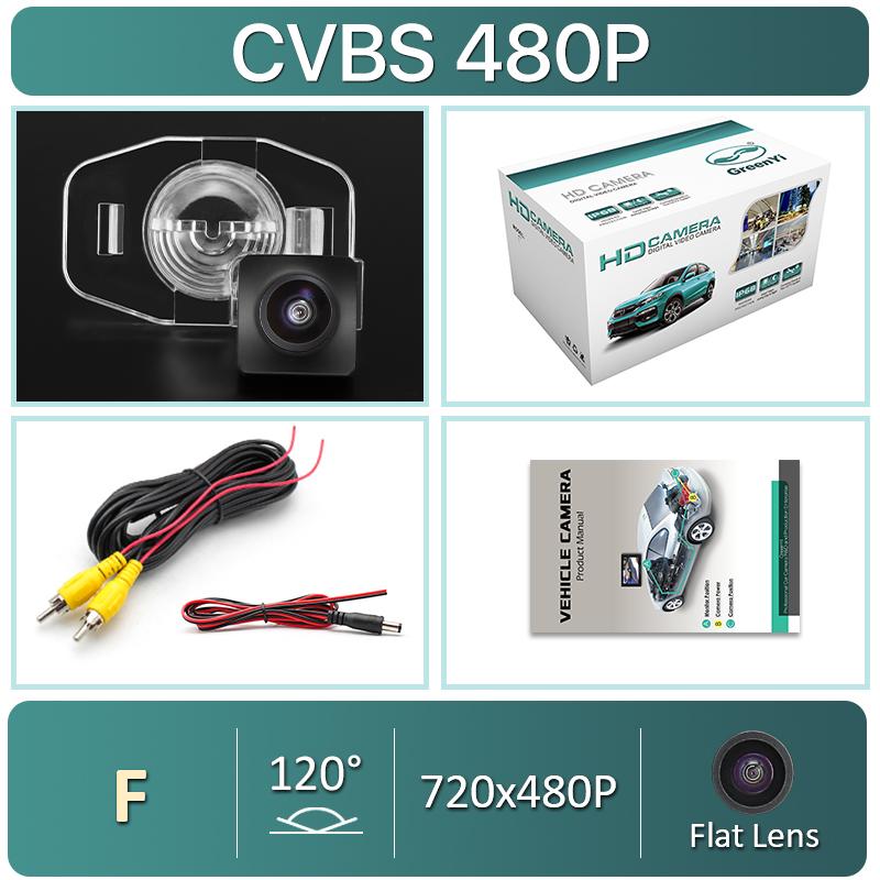 

GreenYi 170 Degree 1920x1080P HD AHD Vehicle Rear View Reverse Camera For Toyota Corolla E140 E150 2007-2013 CVBS-720x480P