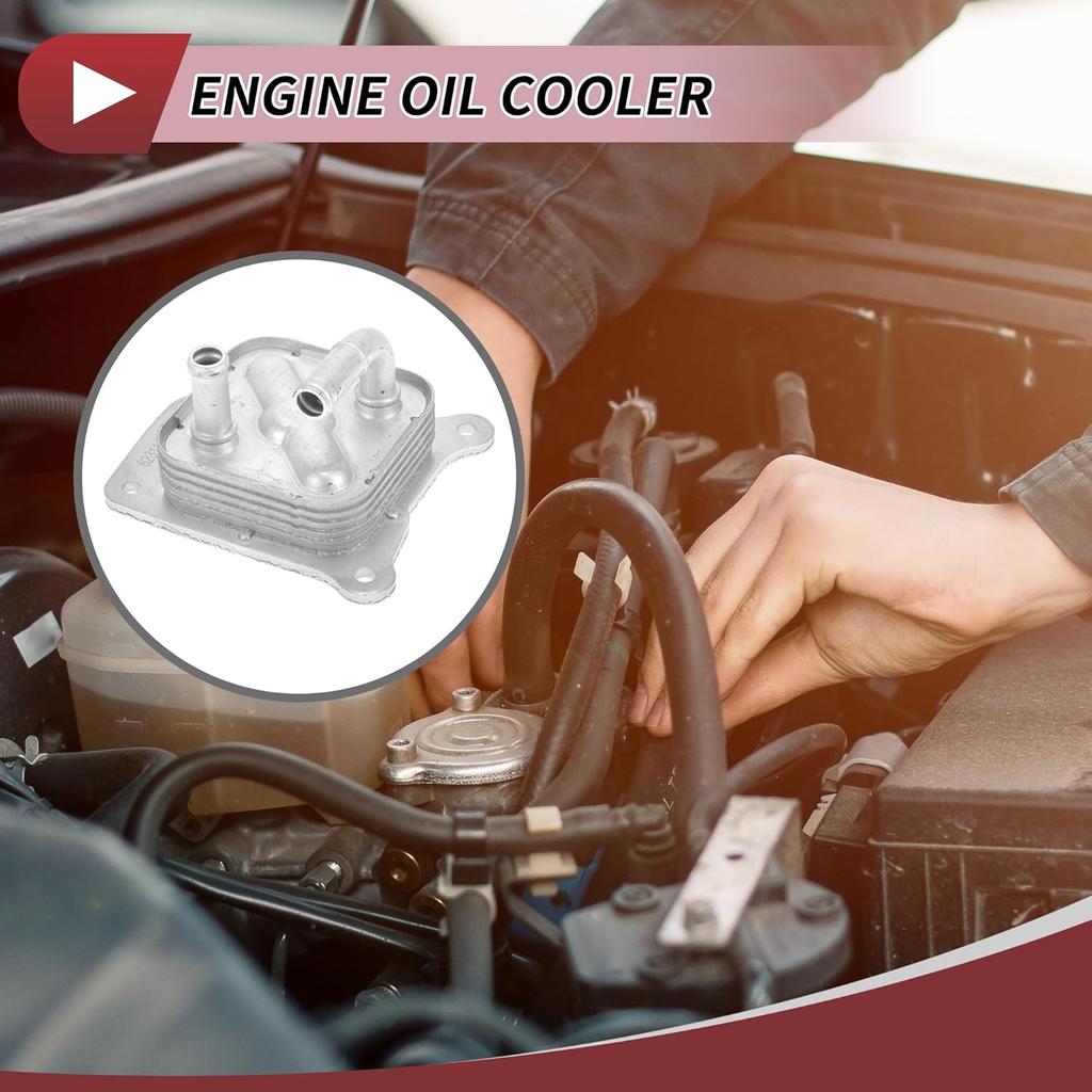 1 ks chladiče motorového oleje pro Nissan Sentra Chladič převodového oleje Trans Cooler s těsněními O-kroužkem č. 213053RC1A Stříbrný tón