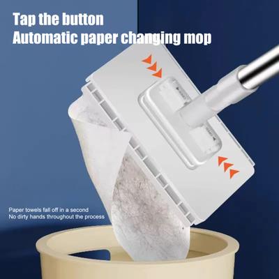 Yousheng Mini Mocio Piatto Portatile Compatto Leggero Mocio per Camper Casa Cucina Bagno Strumento di Pulizia per Piccoli Spazi