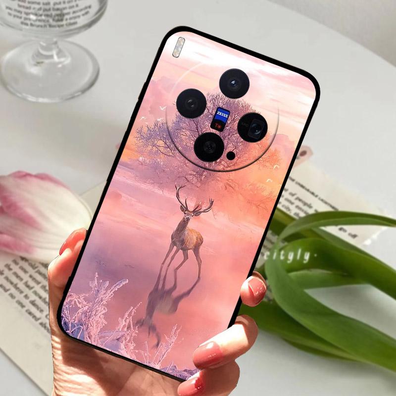 Für Vivo X300 Hülle Coole Löwen Wolf Tiere Malerei Abdeckung Für VIVOX300 V2509A Handyhülle Kamera Schutz Fundas Anti-Drop