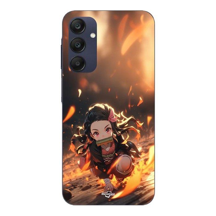 Coque Pour Samsung galaxy A25 Demon Slayer Nezuko 3D art anime Manga Maniacase