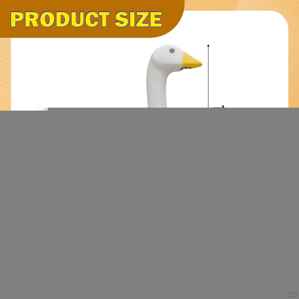 Duck Key Holder Statue Hanger Resin Animal Hanging Rack Cute Figurine Ornament Stable Flat