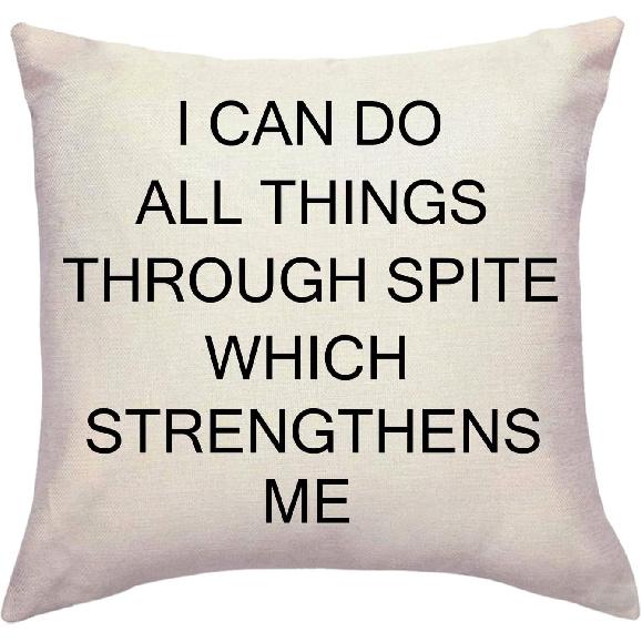 Humorous Throw Pillow Covers 'I AM Beyonce ALWAYS'Gag Gifts Decorative Pillowcases 18 x 18 Inch for Couch Sofa (Beyonce)