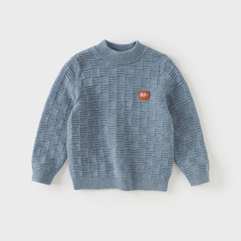 David Bella Boys' Knitwear Kidsren's Sweater 2026 Autumn and Winter New Style Baby Boy Pure Cotton Long-Sleeved Top Kidsren's Clothing