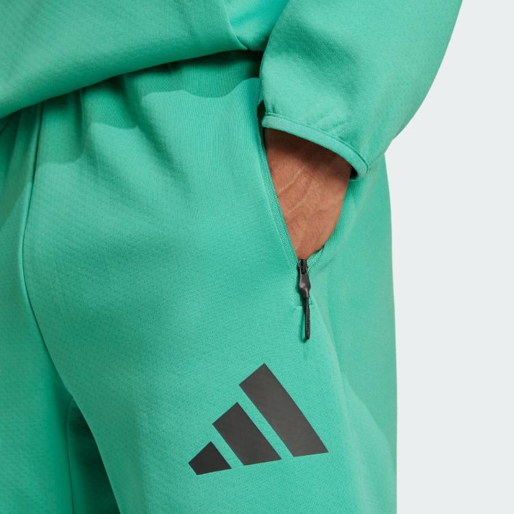 Adidas Z.N.E. True Healing Series FW24 Comfortable Black Label Uniform Jogger Pants Men Jogger Pants Light-Turf-Green JD6442