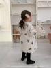 JennyBebe Korean-Style Lamb Wool Winter Dress for Baby Girls with Bow