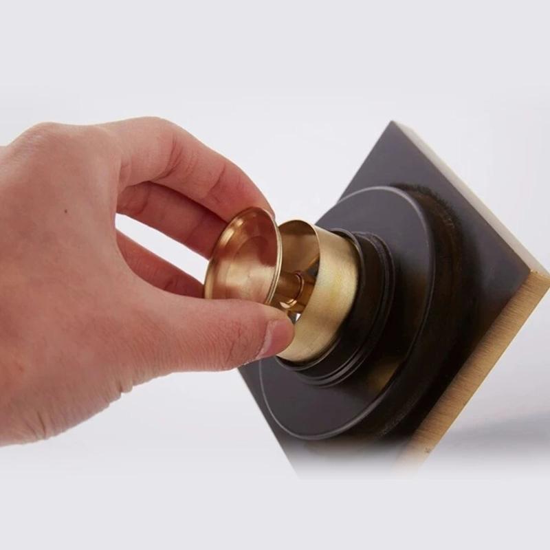 Elegant Styles Sturdy Brass Shower Drain with Sealing Odorless Designs Bathroom Accessory Portable for Home Use