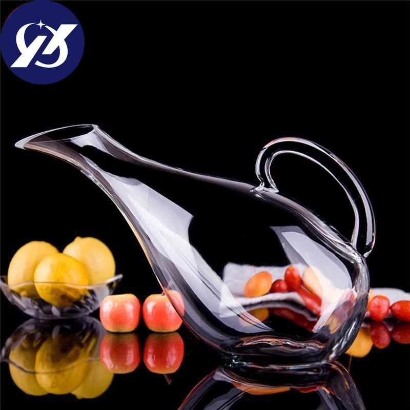 1500 ml Glas Schwanenform Weindekanter Belüfter Behälter Weinspender Karaffe Weinflaschenkrug