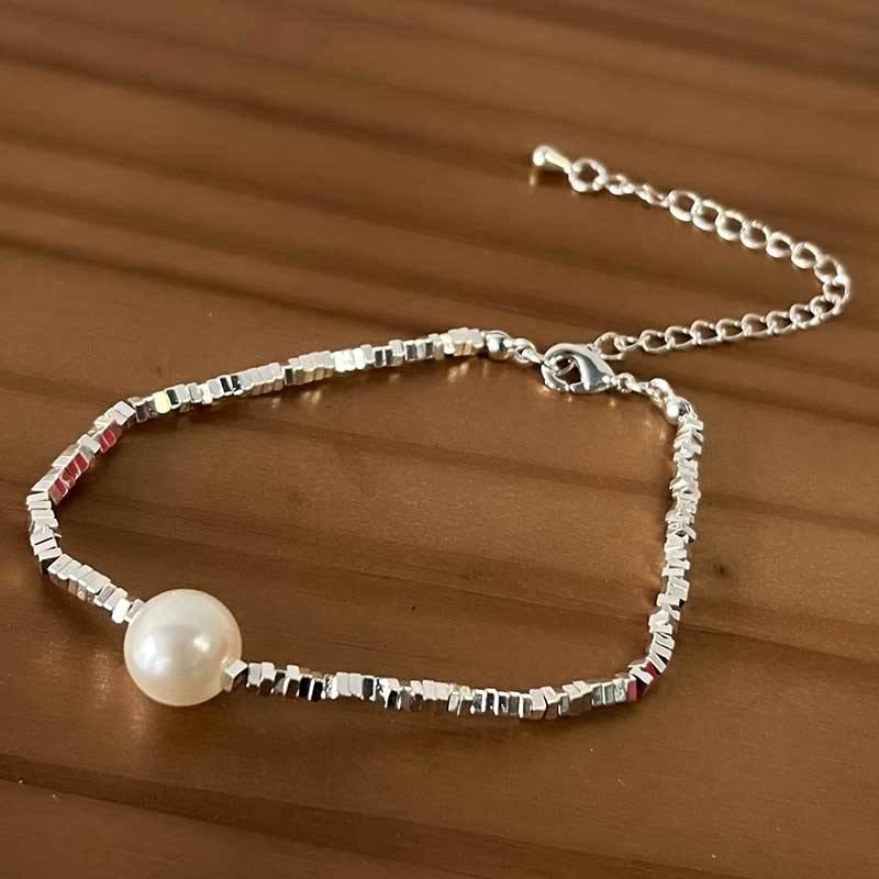 Collier ras du cou haut de gamme Galaxy argent perle pour femmes: Design unique Printemps/Été