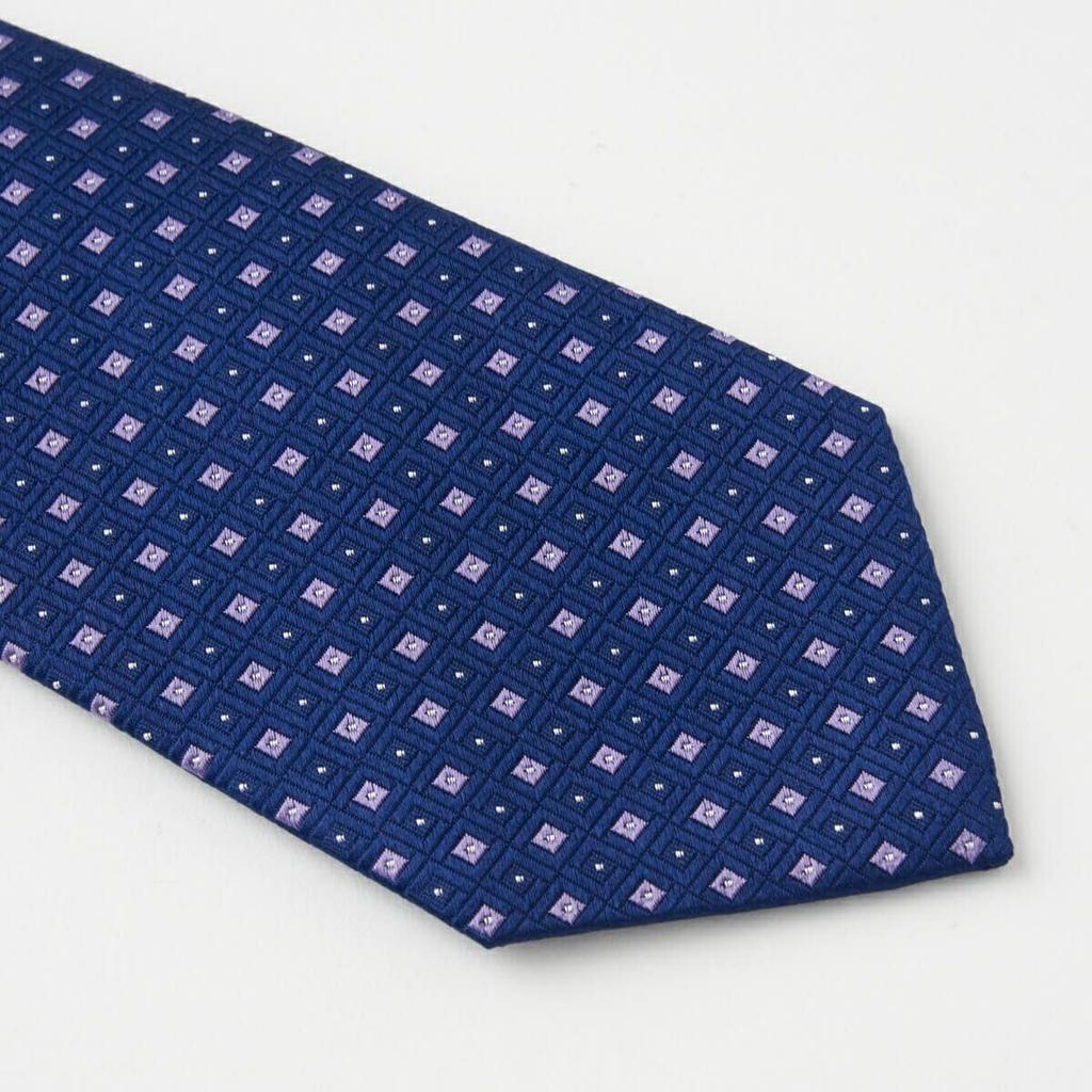 [Ogier] 100% Silk Tie, Regular Tie, Jacquard Weave, Small Pattern, Gift, Business, Men's, Stylish, 8cm Width