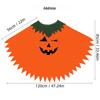 Adult & Kids Glow-in-the-Dark Pumpkin Costume Set (Hat & Cape) for School or Halloween Party