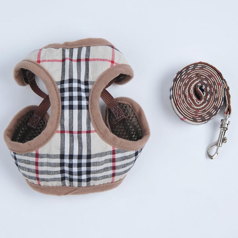 Pet Dog Chest Anti-stranglehold Traction Rope Adjustable Set