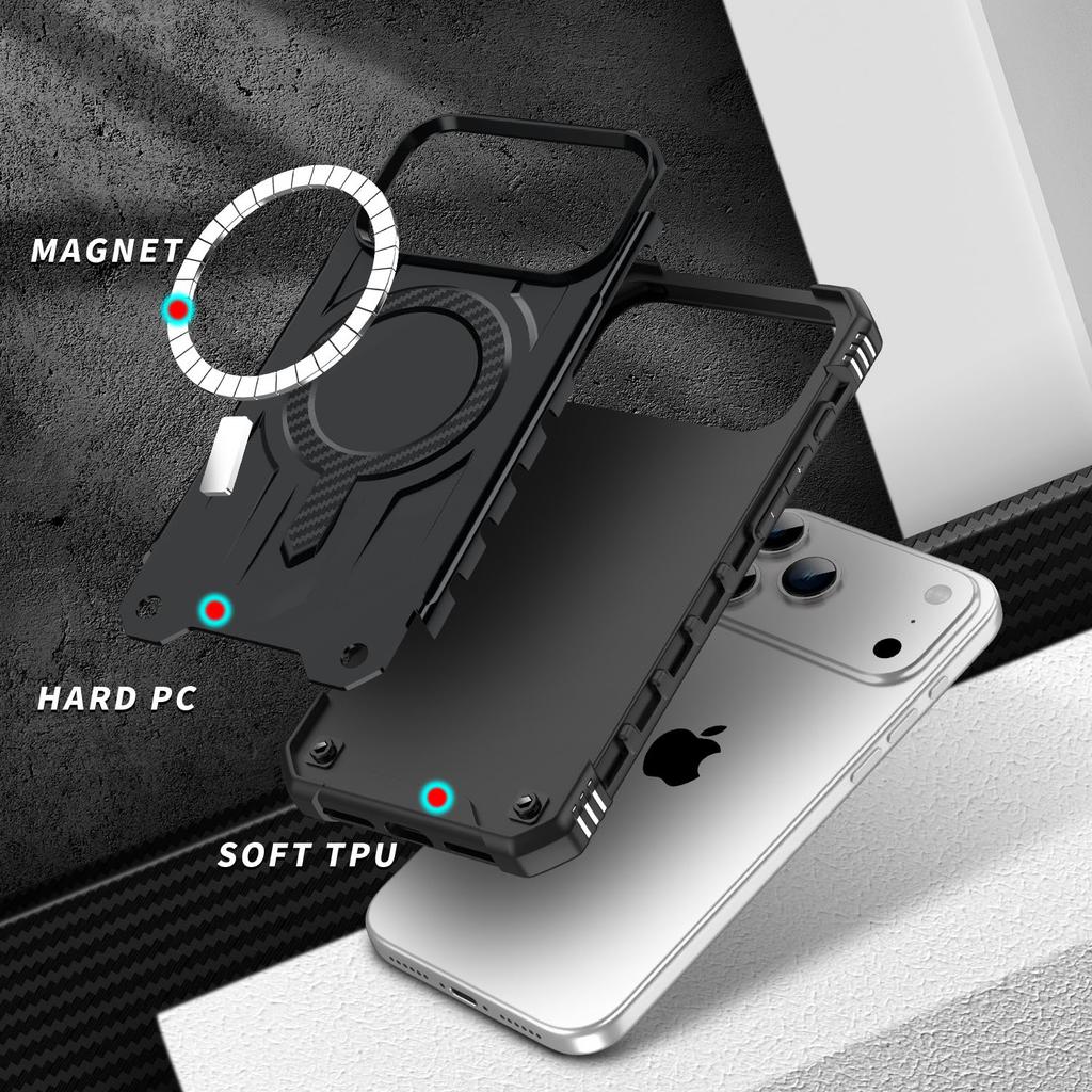For Apple 17 Mobile Phone Case Super Magnetic Protective Cover Two-in-one Anti-fall for Apple 17/16/15pm Mobile Phone Case