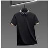 Vêtements d'été pour hommes Manches courtes Col à revers Polo de Golf Hommes Affaires Décontracté Mode Hauts Polo