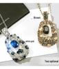 2025 Korean Style Crystal Sweater Necklace: Long Sparkling Diamond Pendant for Autumn & Winter