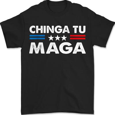 Chinga Tu MAGA Grappige Mexicanen | Patriotisch Protest, Liberaal Cadeau Unisex T-shirt