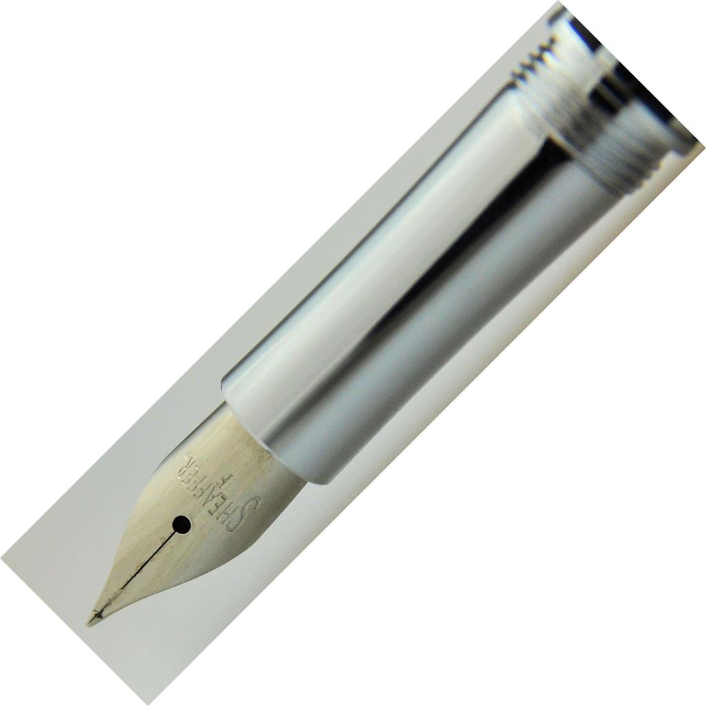 Sheaffer Intensity Jot Black Stripe Fountain Fine Officially Imported ITS9233PN-F Pen, Nib, Dual-Use,