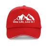One Life Live It Baseball Cap Fashion Summer Sun Visor Hats For Men Women Breathable Dad Hat Sports Snapback Caps