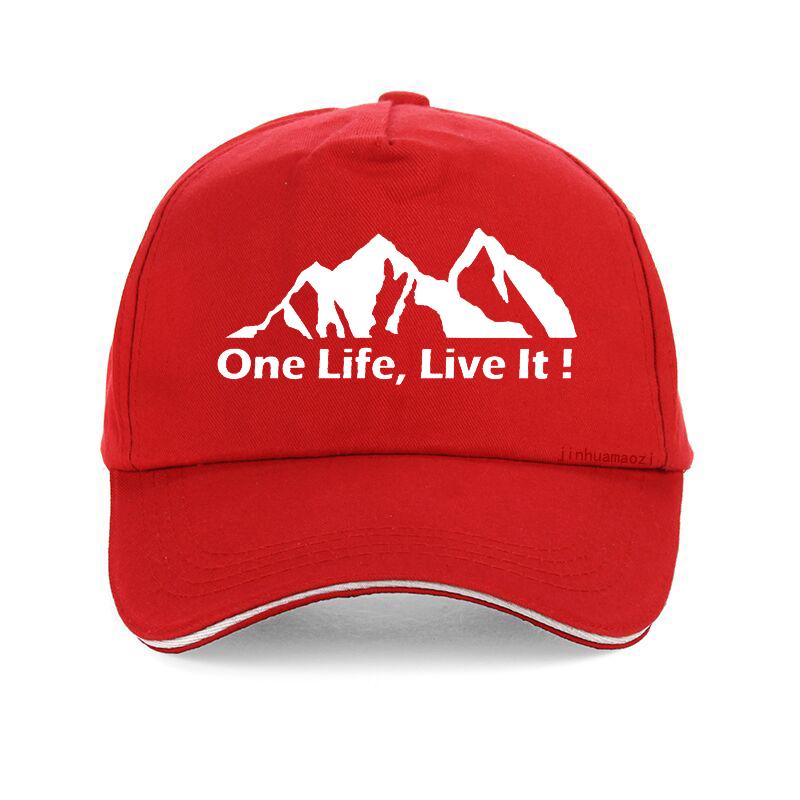 One Life Live It Baseball Cap Fashion Summer Sun Visor Hats For Men Women Breathable Dad Hat Sports Snapback Caps