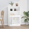 VidaXL Buffet haut blanc 60x35,5x103,5 cm bois d'ingénierie 816312