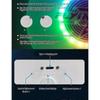 RGB Flying Disc Super Bright Camping Game Swivel Discs Sport Disc