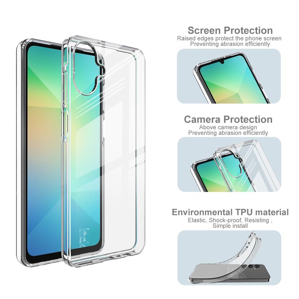 For Samsung Galaxy A07 4G Phone Case IMAK Soft Slim Case UX-10 Series