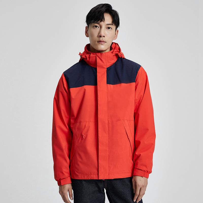 3-in-1 jacket men's waterproof and warm outdoor mountaineering suit women's commuting