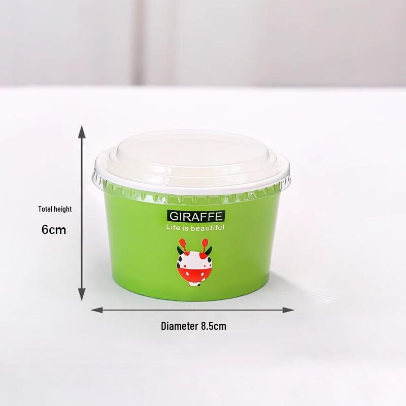 Miaojiayi Disposable Thickened Ice Cream & Dessert Paper Cups