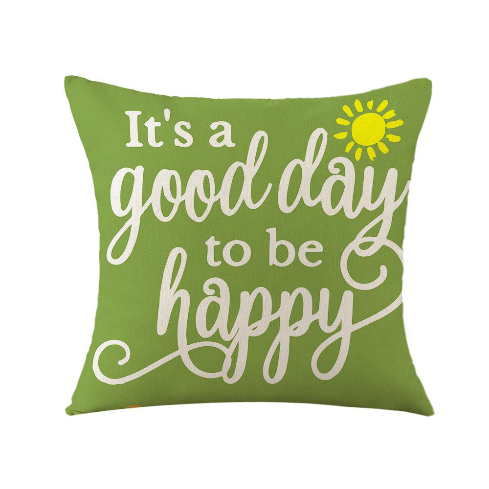 Spring Pillow, Daisy Pillowcase, New Printed Pillow, Office Sofa Pillowcase