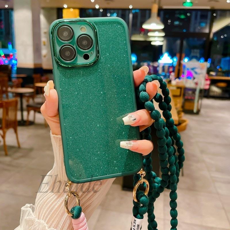 Plush Strap Case For Xiaomi POCO X6 Pro F6 M6 X5 F5 X3 F3 Redmi Note 13 Pro Plus Glitter Soft TPU Cute Crossbody Lanyard Cover