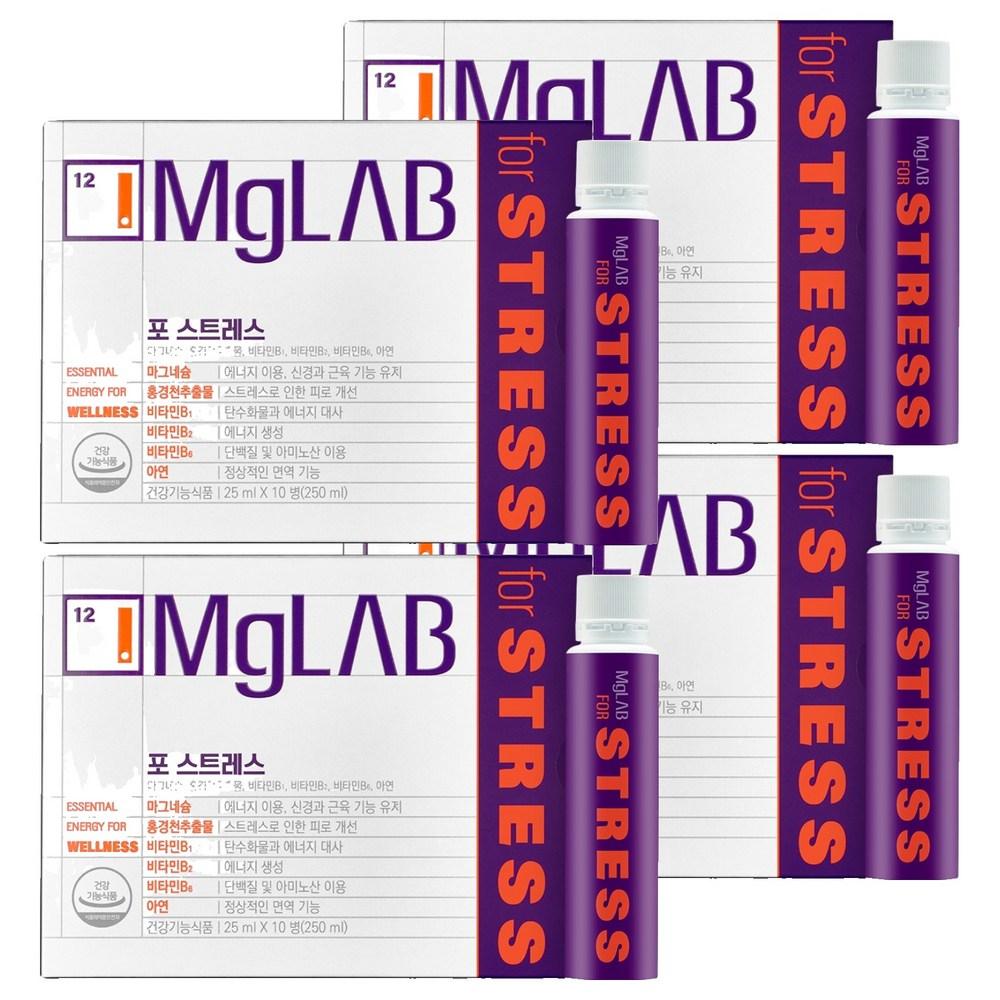 Maglab for Stress 250ml 4 Pcs