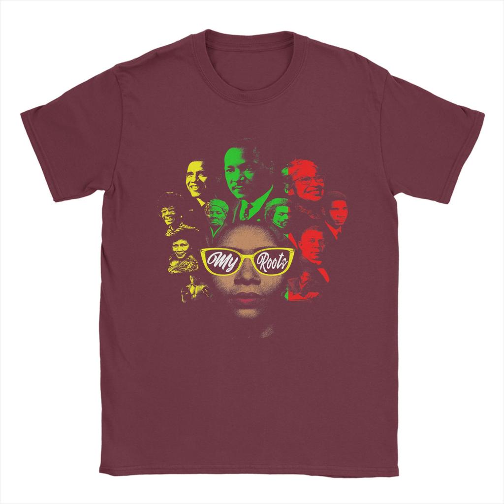 Black History Leaders Collage Famous African American Month T Shirt Summer 100 Cotton TShirts For Unisexs Popular Tee Shirt Tops