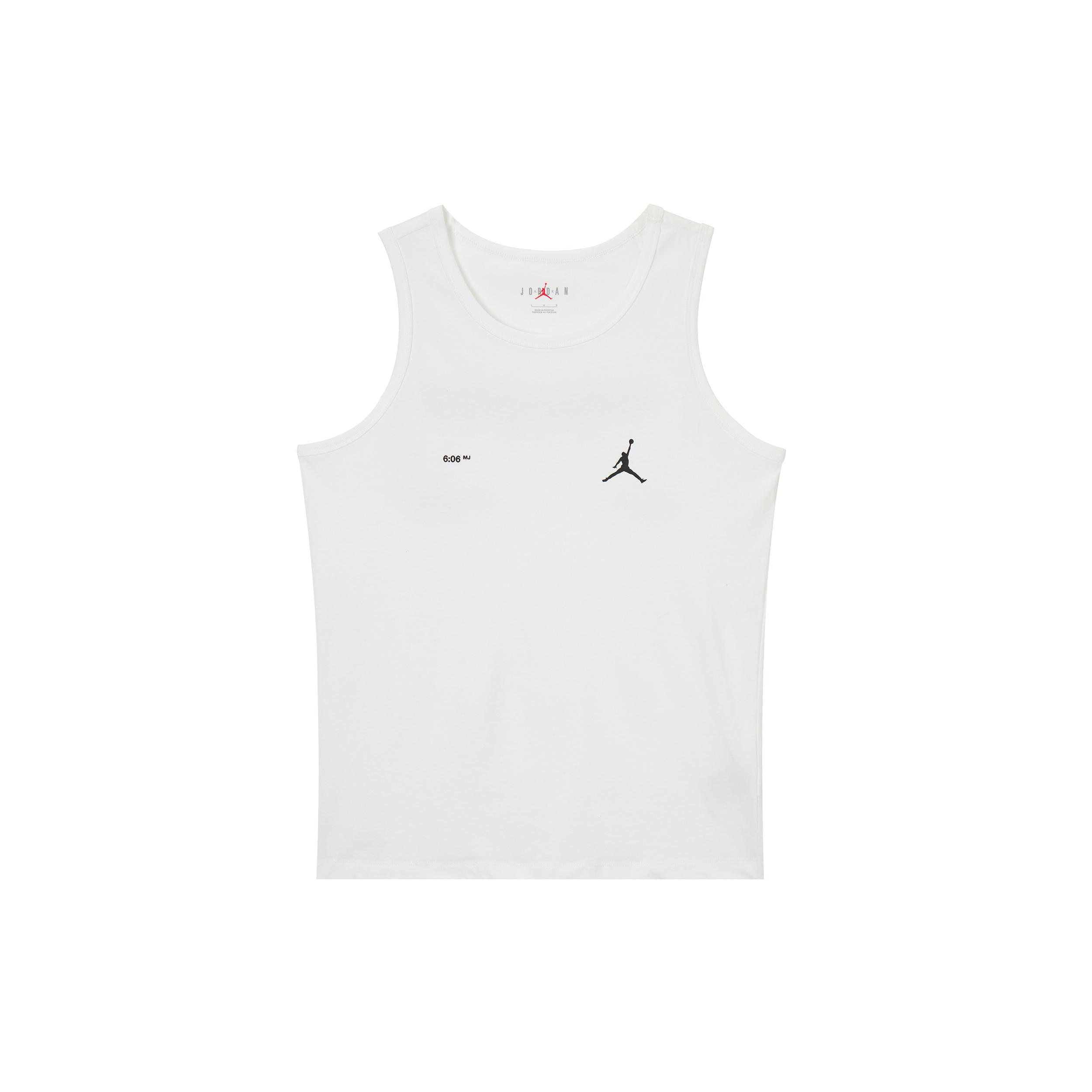 Jordan Tank Tops Men s White Crew Neck Thin Straight Fit DX9606-100 XXXL