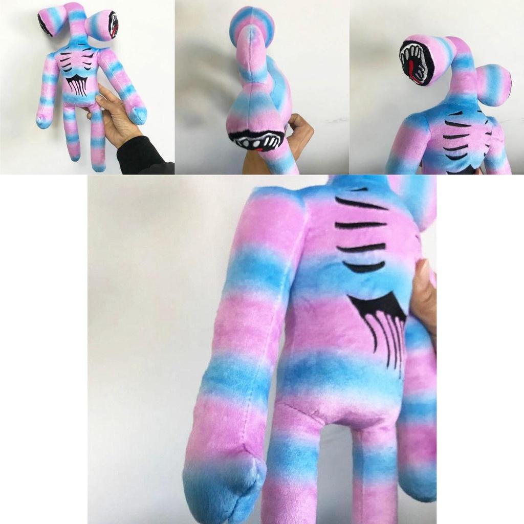 Soft 37cm Cartoon Rainbow Siren Head Plush Toy Perfect For Children Unique Horror Gift