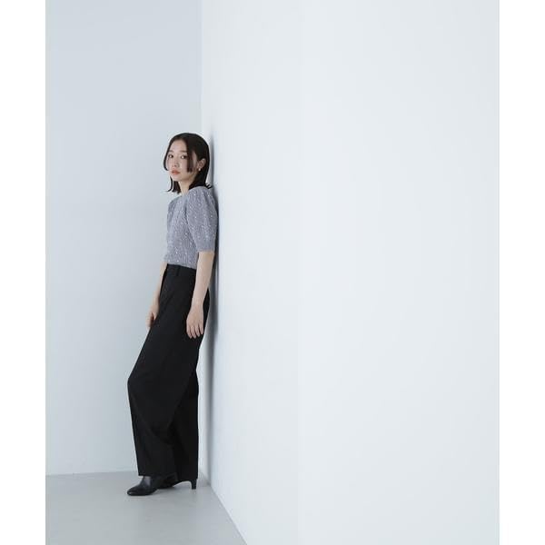 Natural Beauty Basics Cable Pearl Knit Sweater, Women's, Off-White