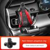Racing Car Seat Car Phone Holder Car Horizontal and Vertical Oblique Air Outlet Dedicated Tongs Car Navigation with Hooks Fixed