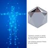 Terahertz Pendant Natural  Hexagram Fashionable Simple Necklace Charm for Men Women