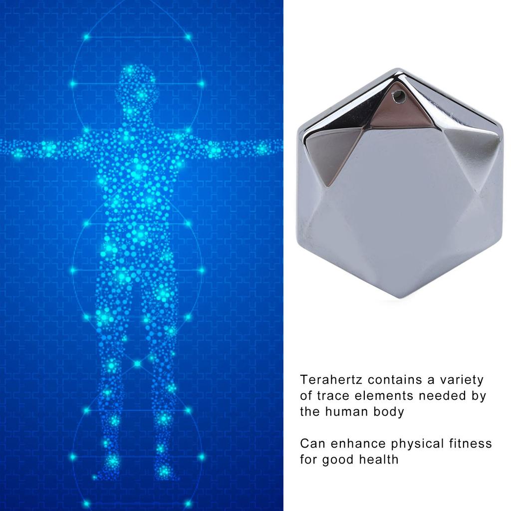 Terahertz Pendant Natural  Hexagram Fashionable Simple Necklace Charm for Men Women