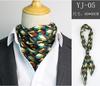 Men'S Spring And Summer Square Scarf Retro Printed Suit Silk Scarf Women'S Tied Hair Headscarf Small Scarf Japanese Thin Scarf