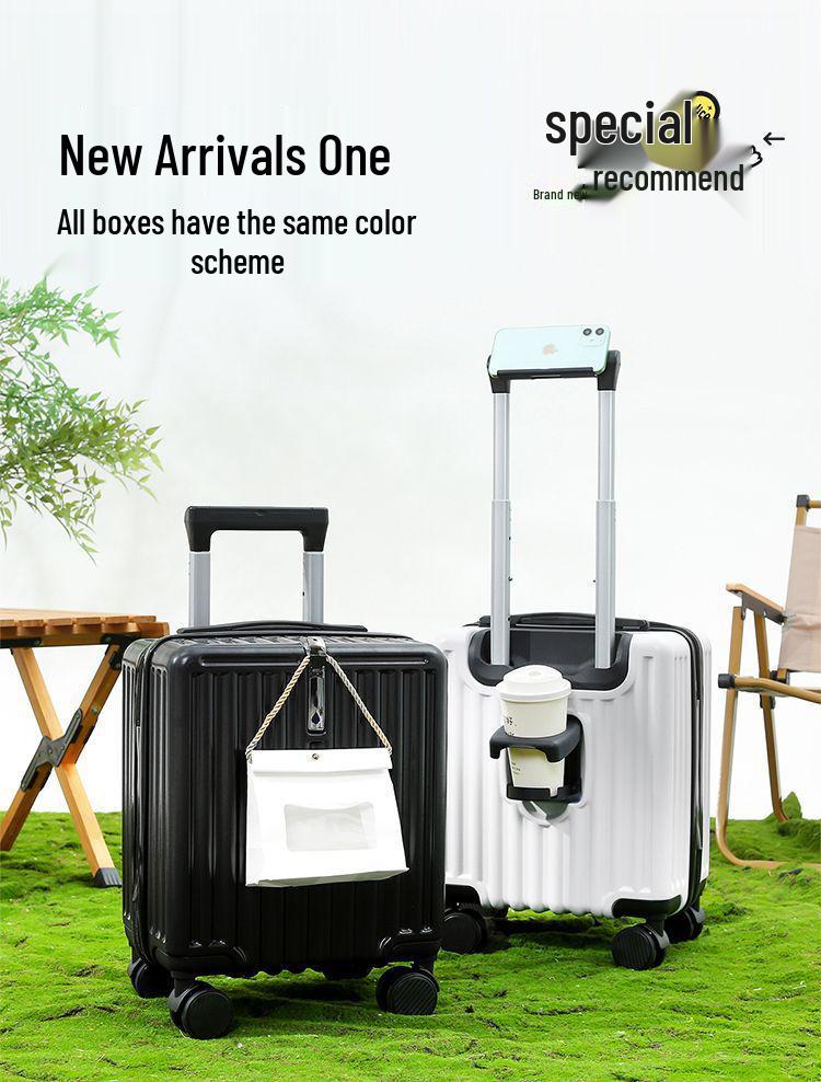 14-calowa Lekka Walizka Trolley Kabinowa z Zamkiem Szyfrowym dla Linii Lotniczych Spring