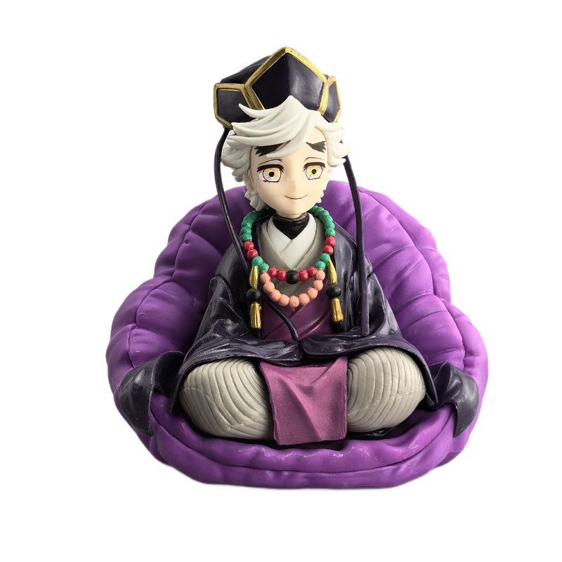 Demon Slayer Anime Figures Kimetsu Yaiba Douma Figure Akaza Muzan Dolls Toys Model Collection Action Figurine KNY PVC no Kid Friendly Entertaining Fun