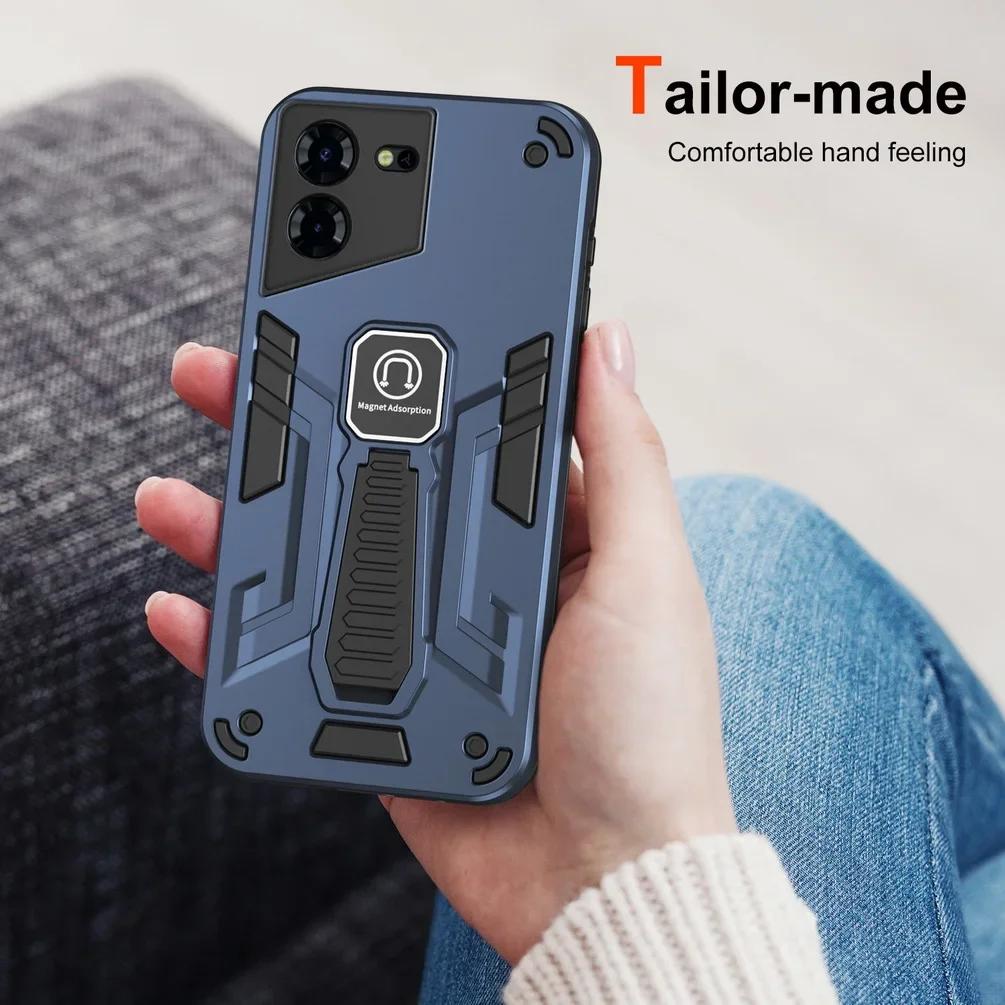 Coque de protection antichoc double couche pour Tecno POVA 5 Pro 4 3 POVA Neo 3 Tecno POP 7 Pro 6 Go 5 Pro Fingerprint 4G 5G Spark Go 2022