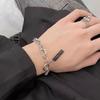 Fashionable Double Unisex Layer Bracelet Highend Alloy With Shapes Geometric