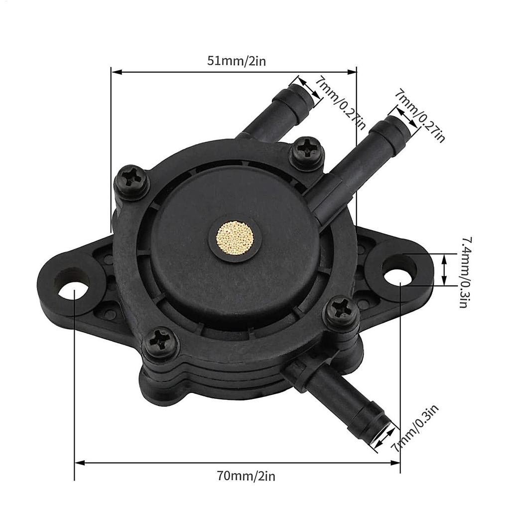 Mower Oil Pump With Filter Lawn Mower Oil Pump With Filter Compact Wear-Resistant Small Engine Parts For Yard Outdoor Patio
