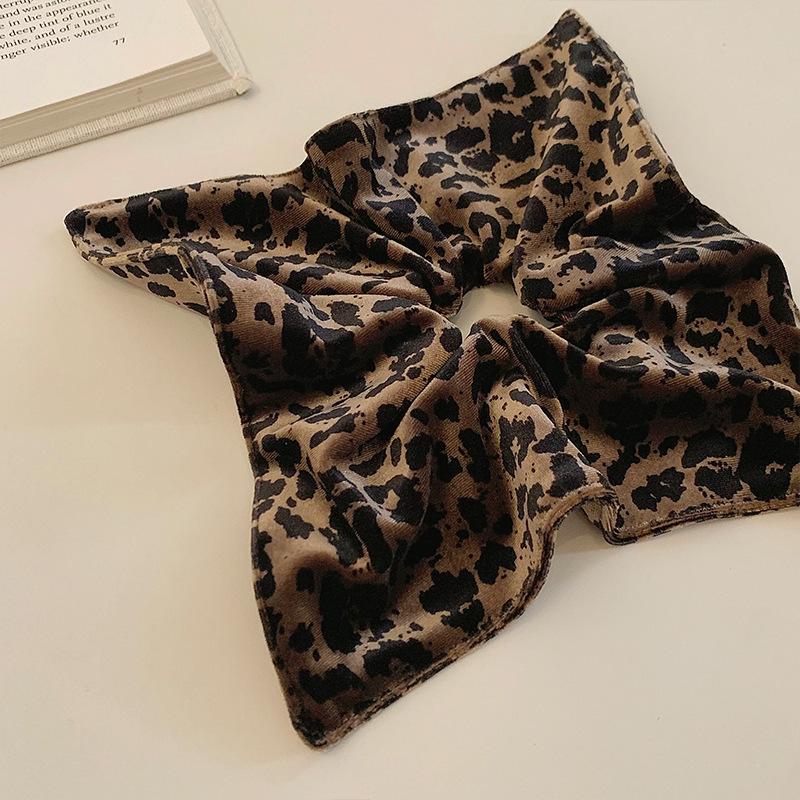 

Зимняя повязка для волос с леопардовым принтом — универсальная, стильная и теплая для женщин цветной печати леопарда