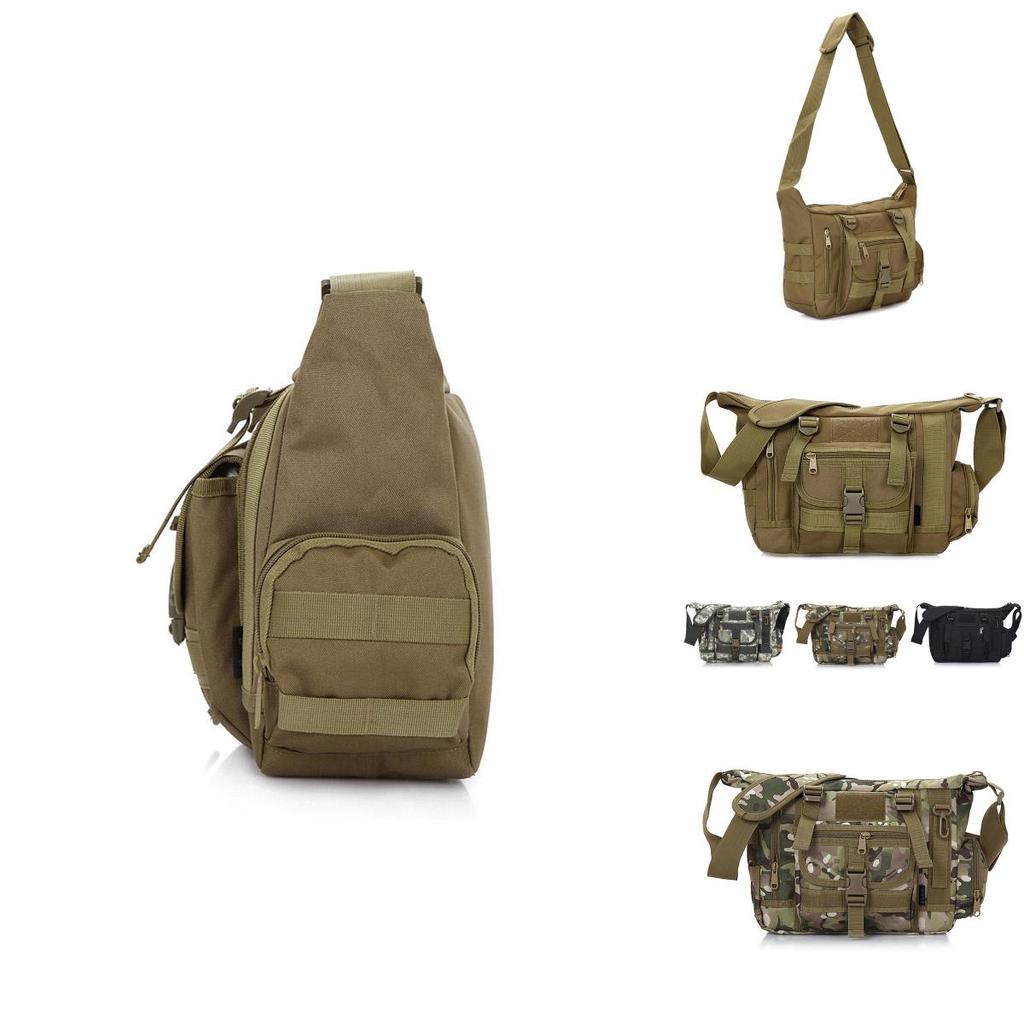 Versatile Tactical Messenger Bag For Outdoor Travel With Adjustable Shoulder Strap